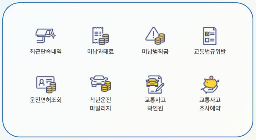 과속 단속 조회, 이파인