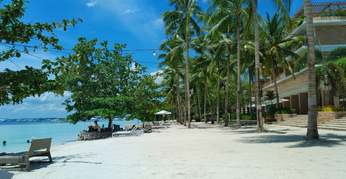 돌호 비치의 모래 사장