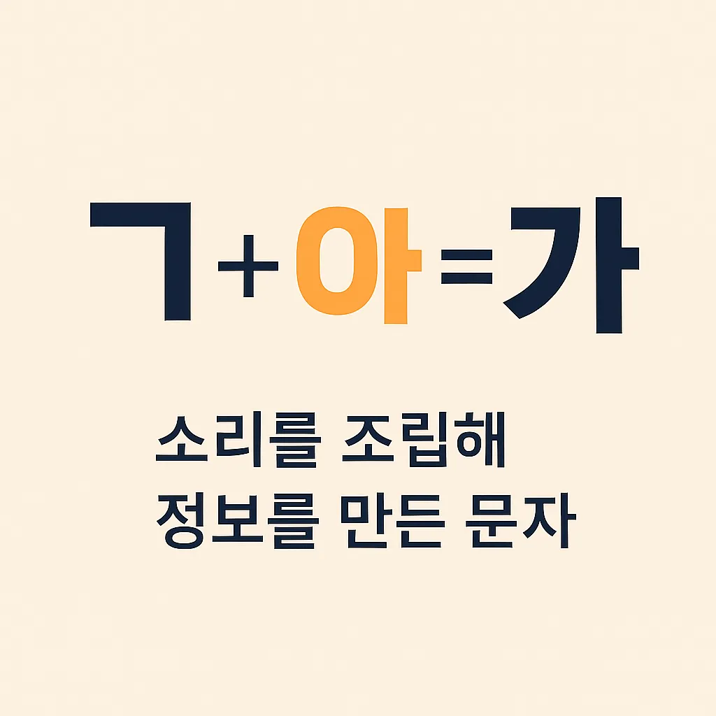 소리를 정보로 설계한 세종대왕