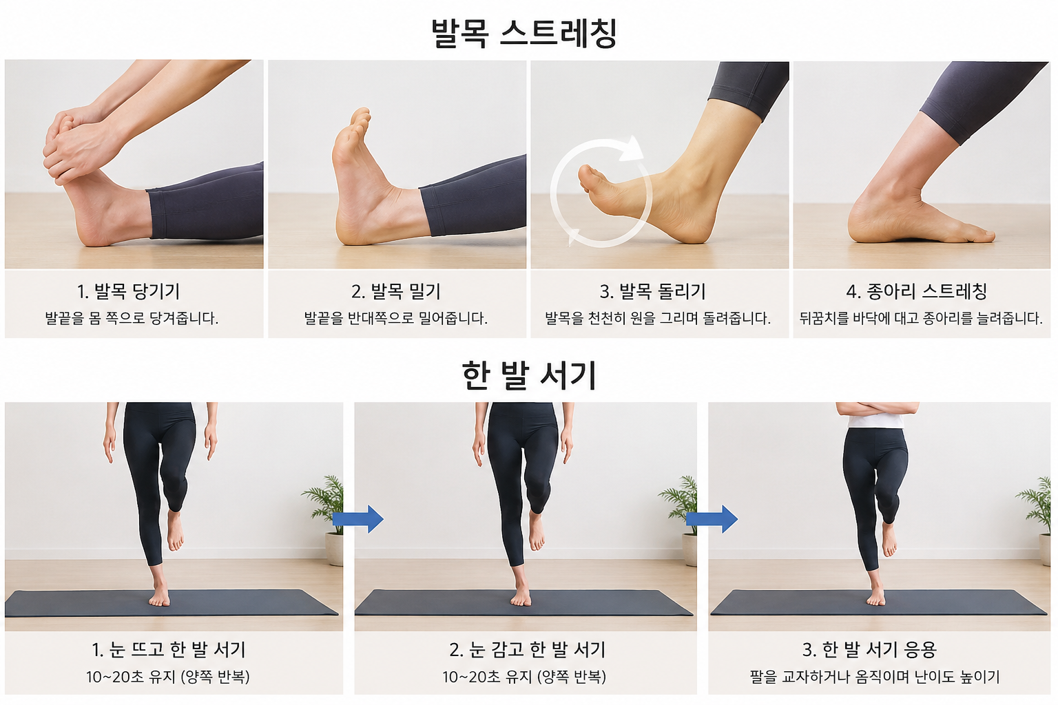 발목 건강을 지키는 핵심: 고유감각 훈련 및 관리법 이미지