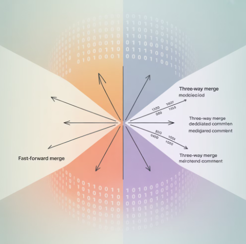 브랜치 병합 전략별 활용법 아키텍처 이미지