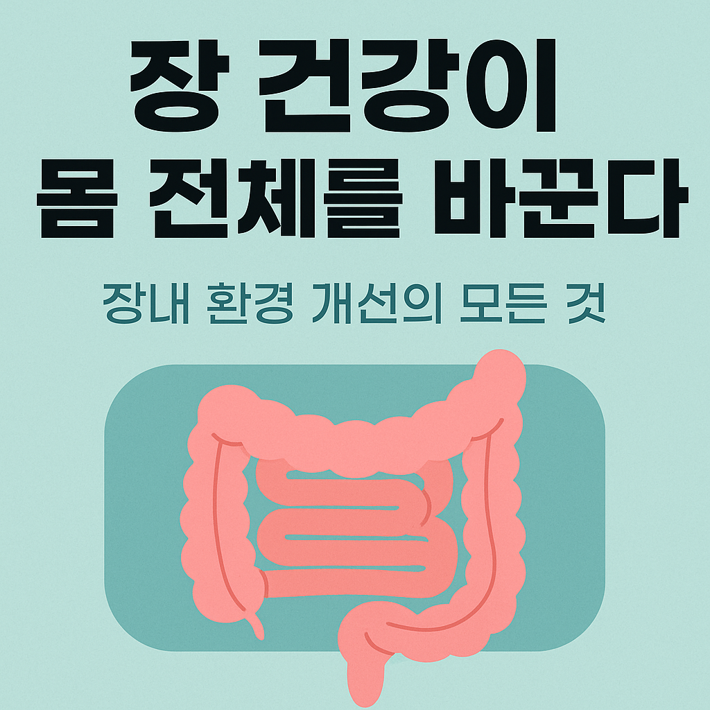 장 건강이 몸 전체를 바꾼다: 장내 환경 개선의 모든 것