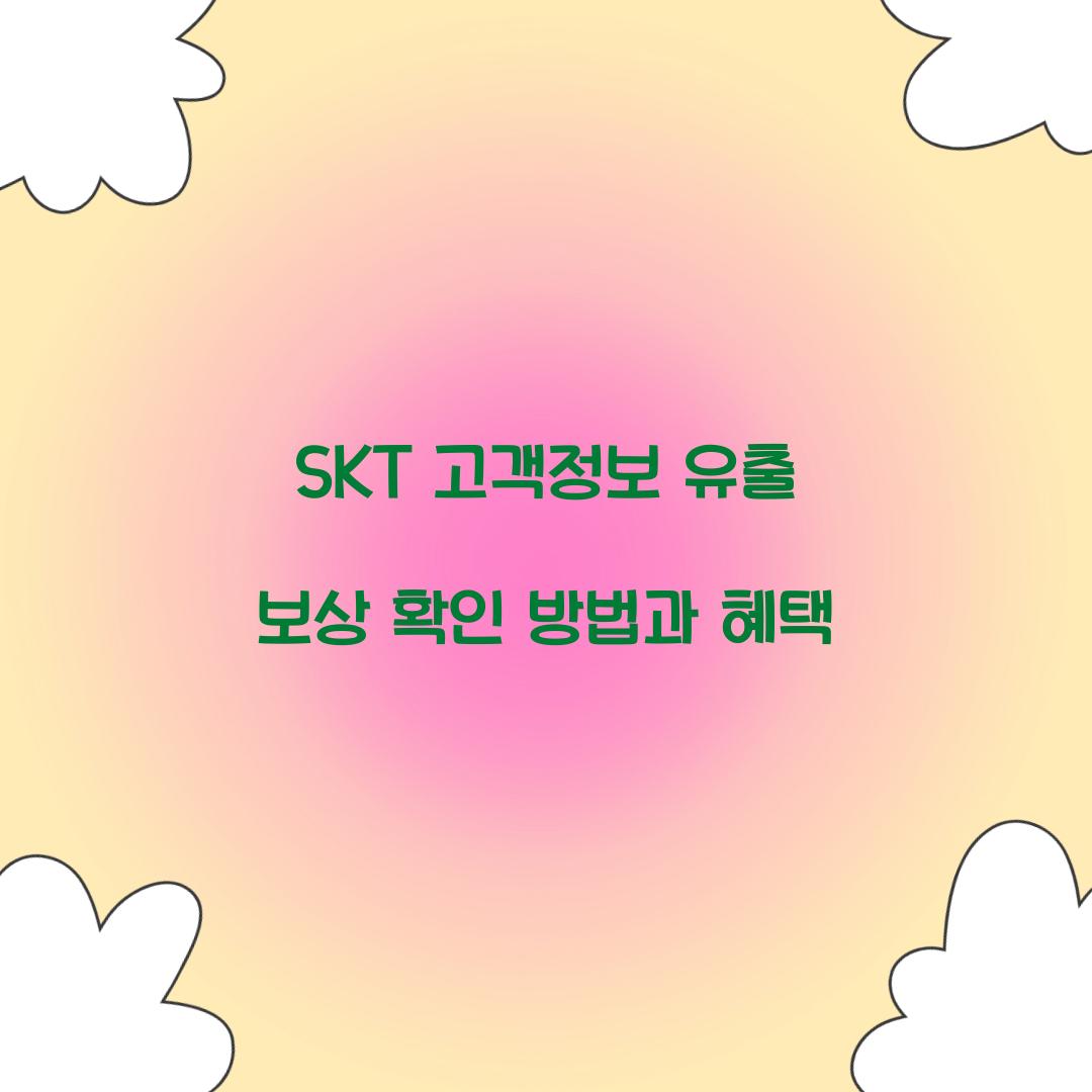 skt 고객정보 유출