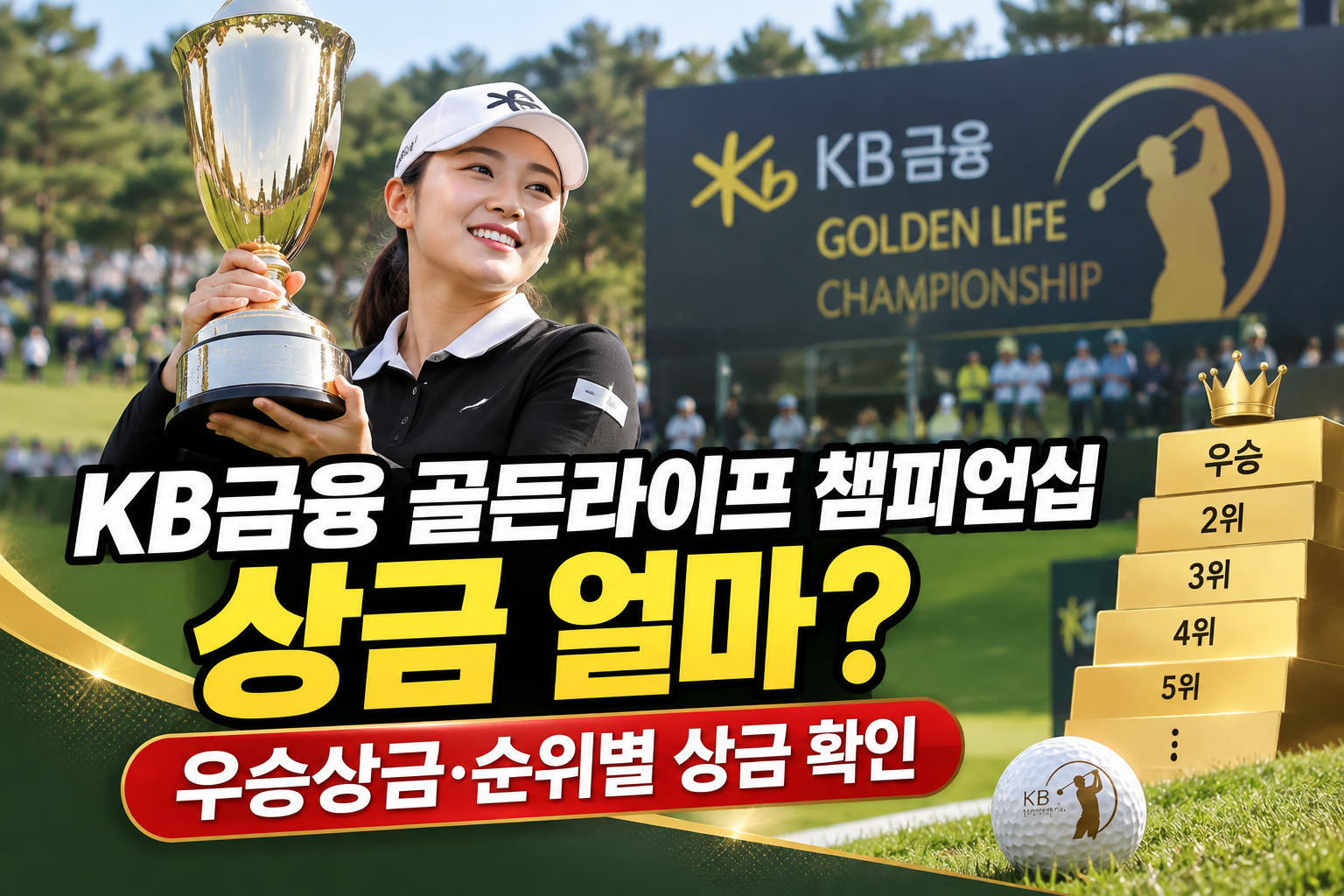 KB금융 골든라이프 챔피언십 상금 얼마?