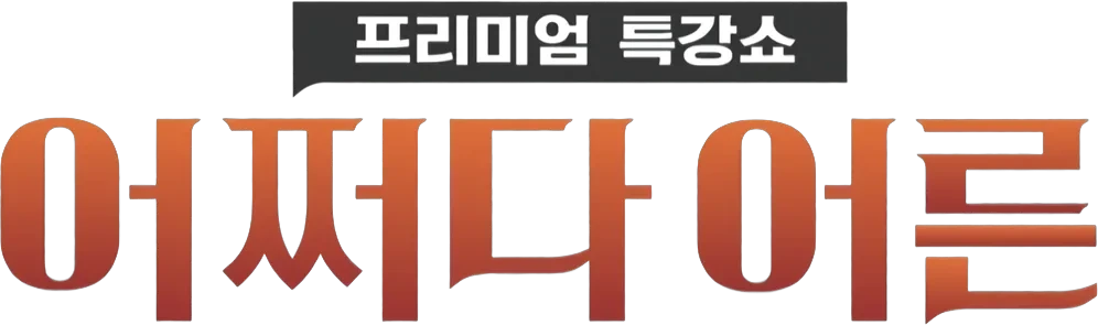 인생 명강의 예능 &lsquo;어쩌다 어른&rsquo;