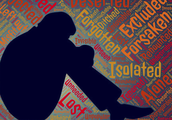 고립된 사람의 이미지 사진