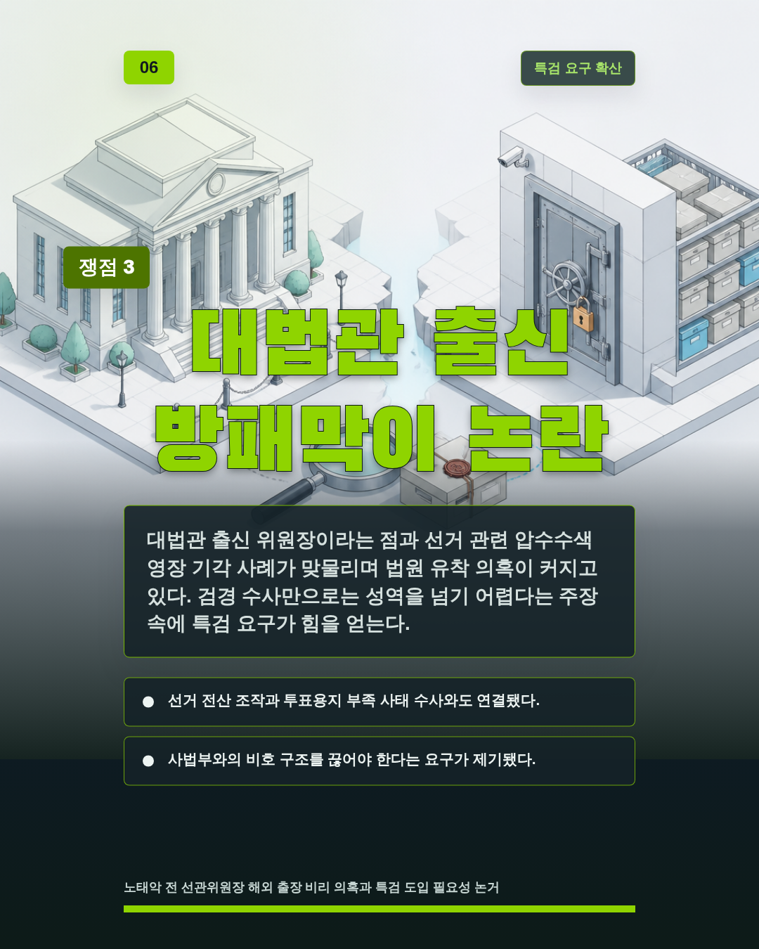 대법관 출신 방패막이 논란