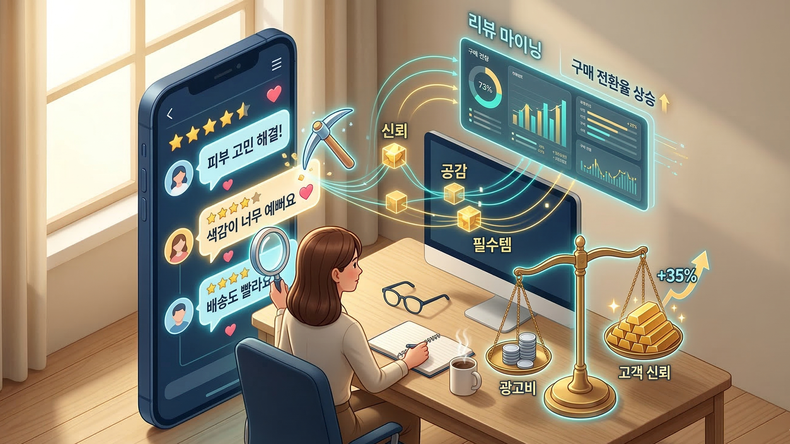 리뷰가 깡패다! 고객의 지갑을 열게 만드는 리뷰 마이닝 전략 관련 이미지