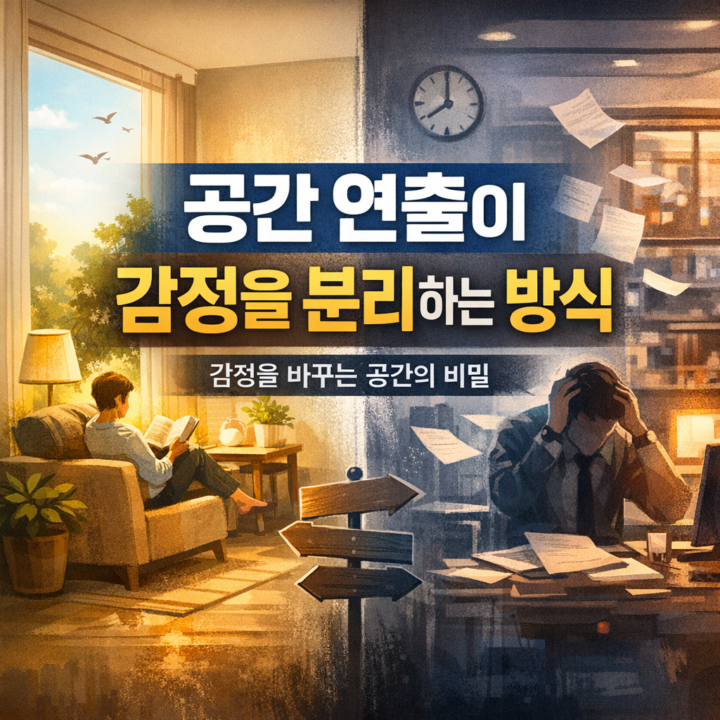 공간이 감정을 지배한다: 정서적 분리와 회복을 위한 공간 연출의 기술