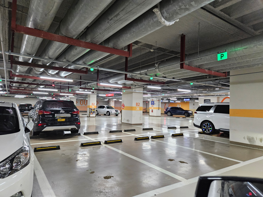 따봉 돈가스 주차장