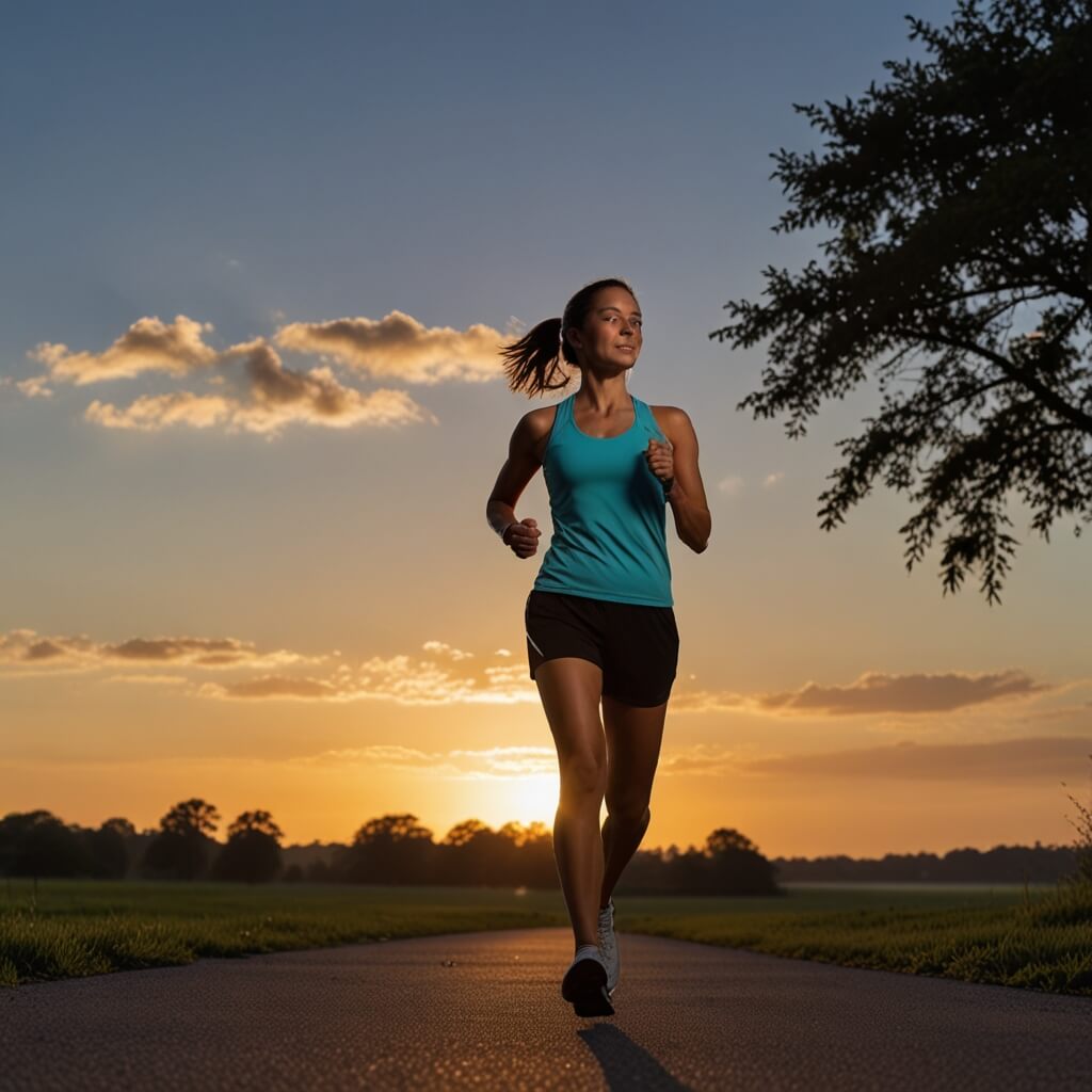 새벽운동을-하는-여성