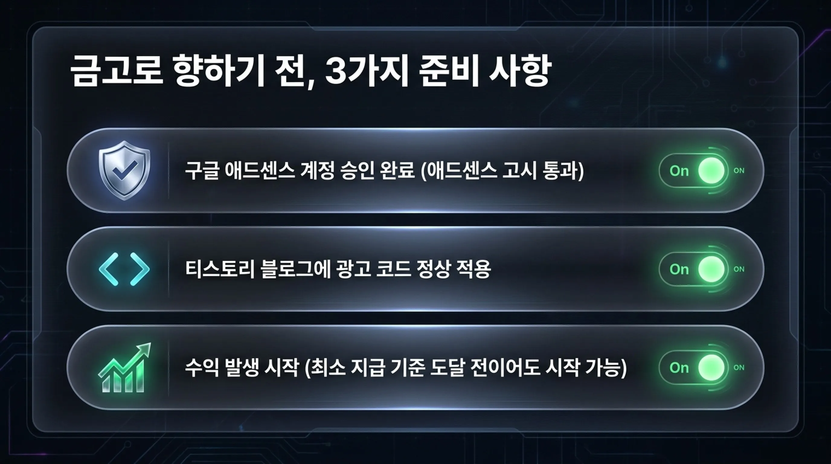 티스토리 구글 애드센스 수익 지급 절차 전 준비 사항