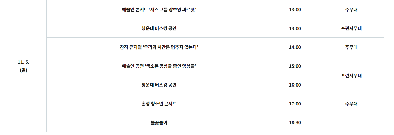 홍성 바베큐축제