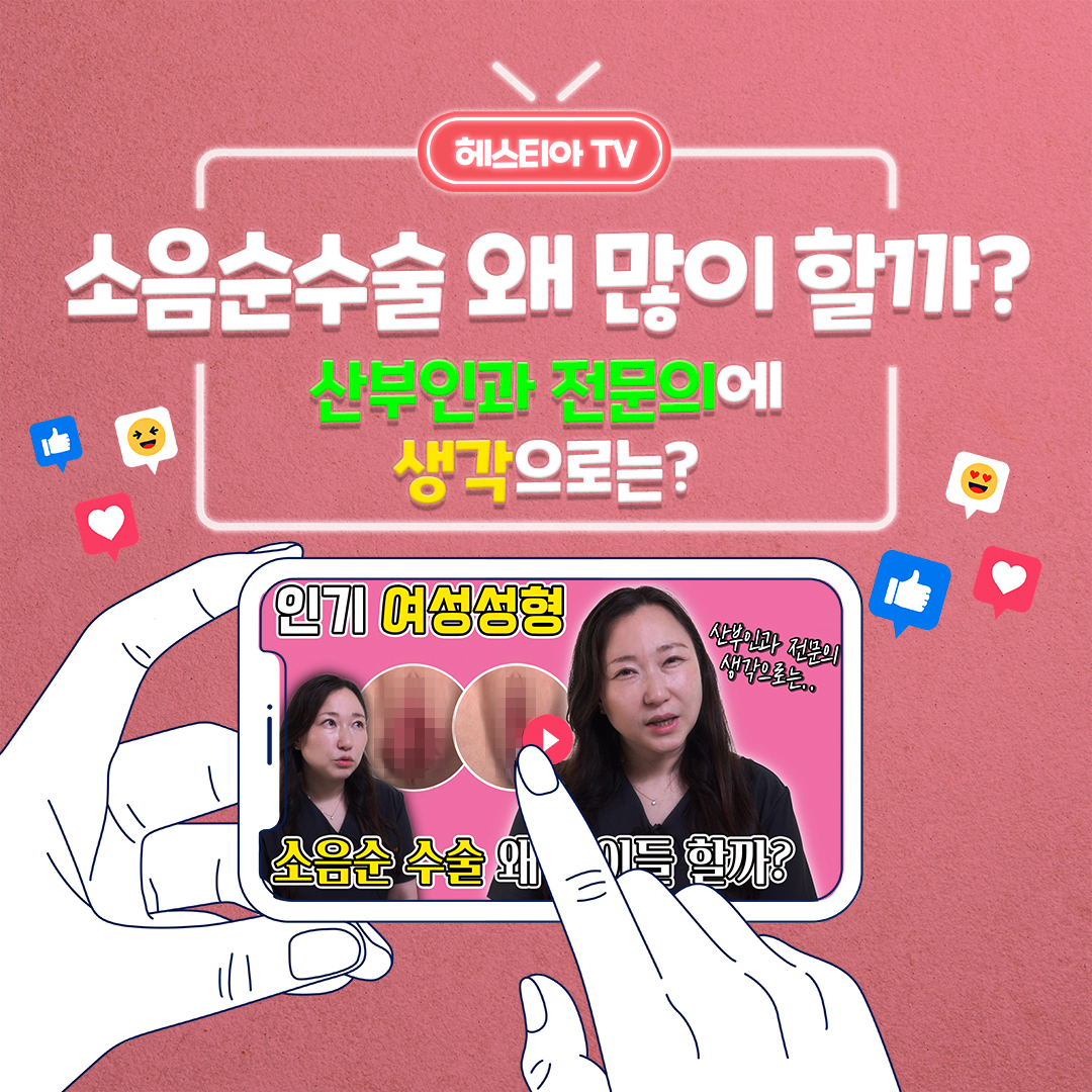 소음순수술 왜 여성성형으로 유명할까? 산부인과 전문의 생각으로는..