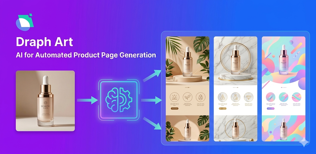 Draph Art, the AI product page generator for your online store