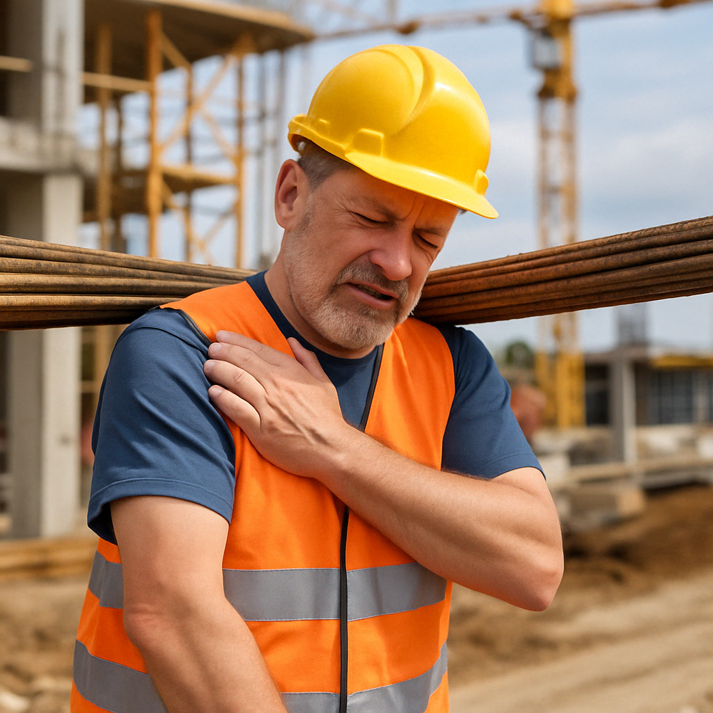 건설노동자가 주의할 어깨통증 증상