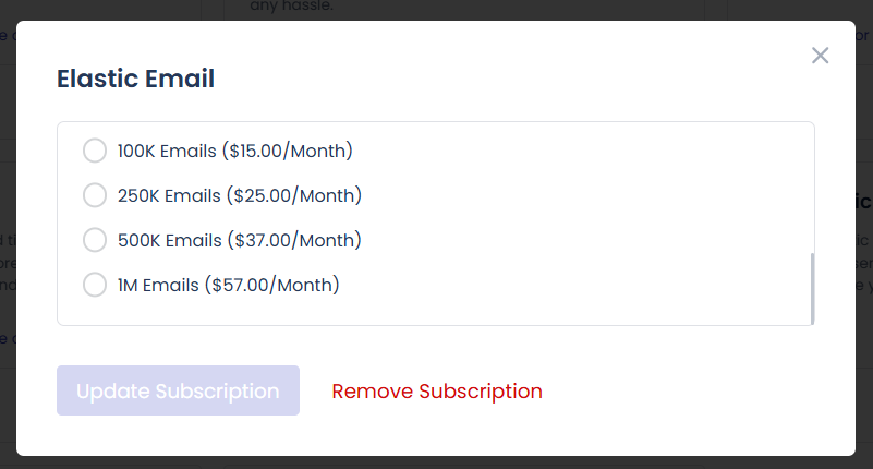 워드프레스에서 월 최대 100만 통까지 전송 가능