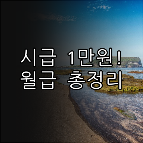2026년 최저시급 1만원 시대 안착..