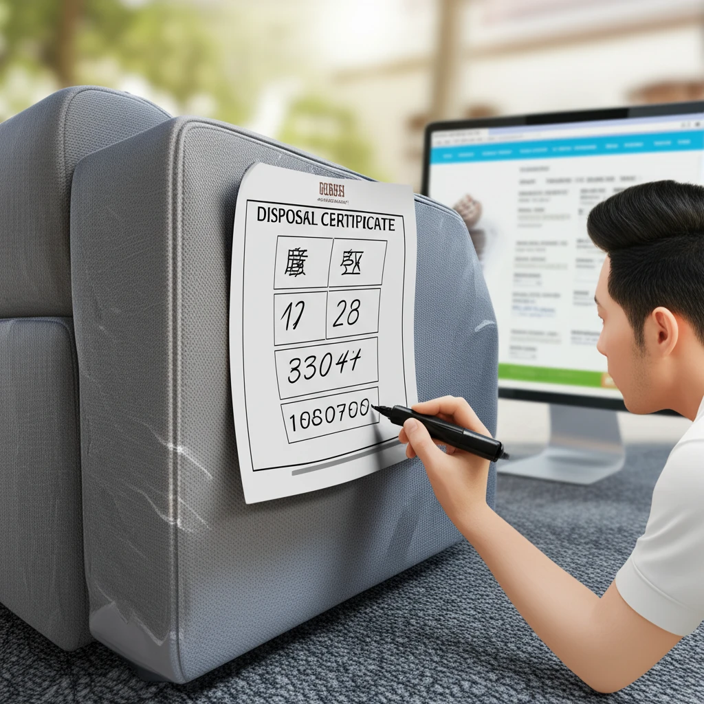 강서구 대형폐기물 신고, 배출필증 하..