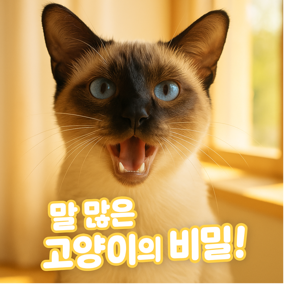 말-많은-고양이-샴-야옹