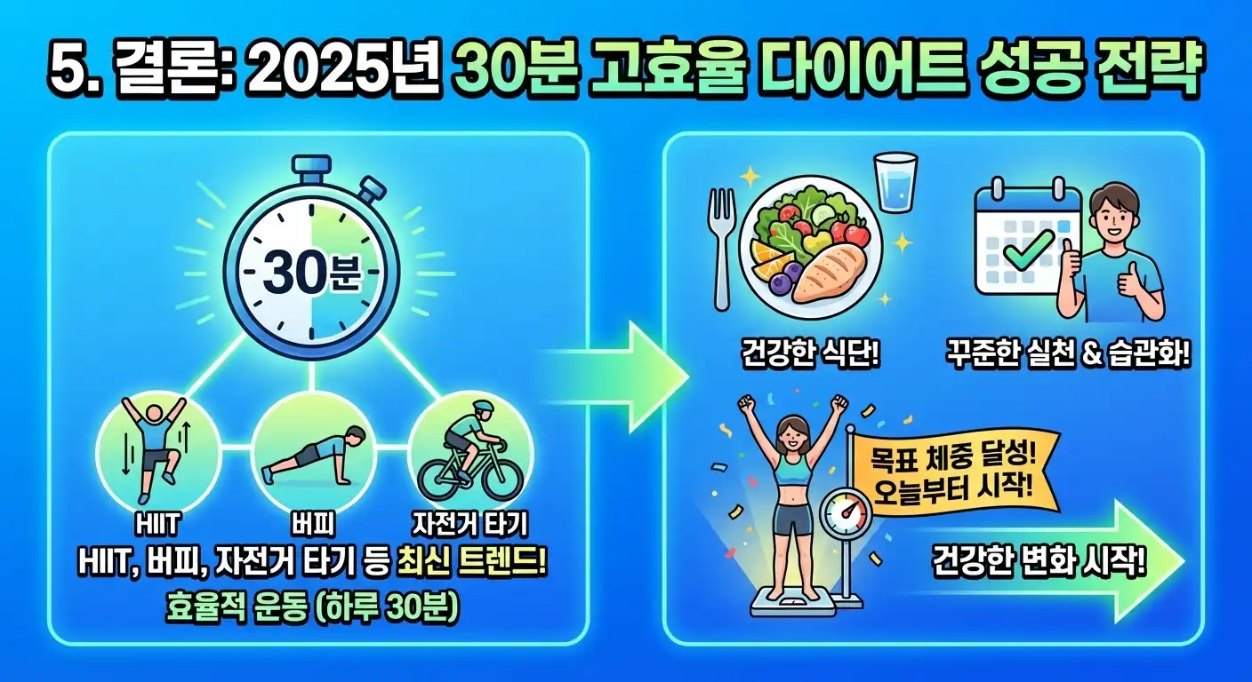고효율 다이어트 성공 전략