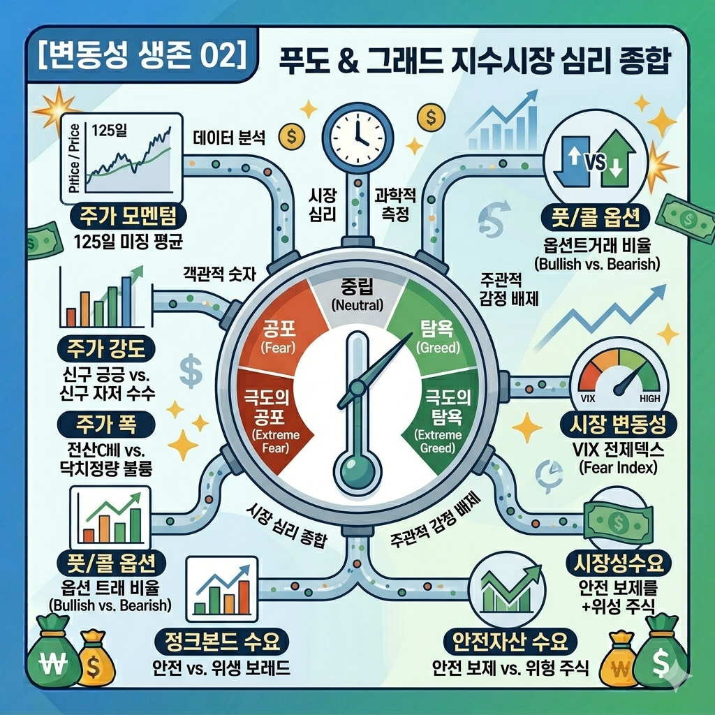 공포 탐욕 지수를 구성하는 과학적 데이터