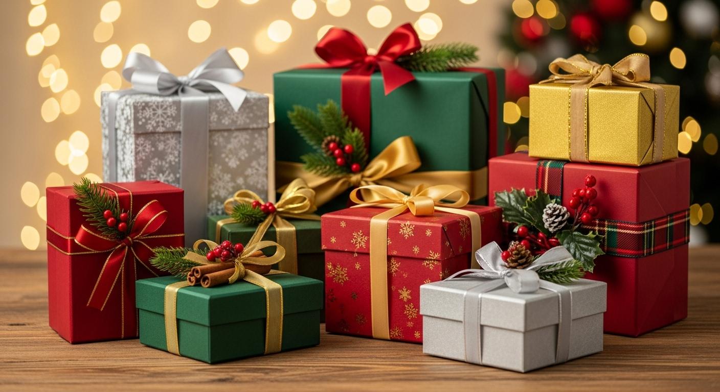 크리스마스 선물상자 소품