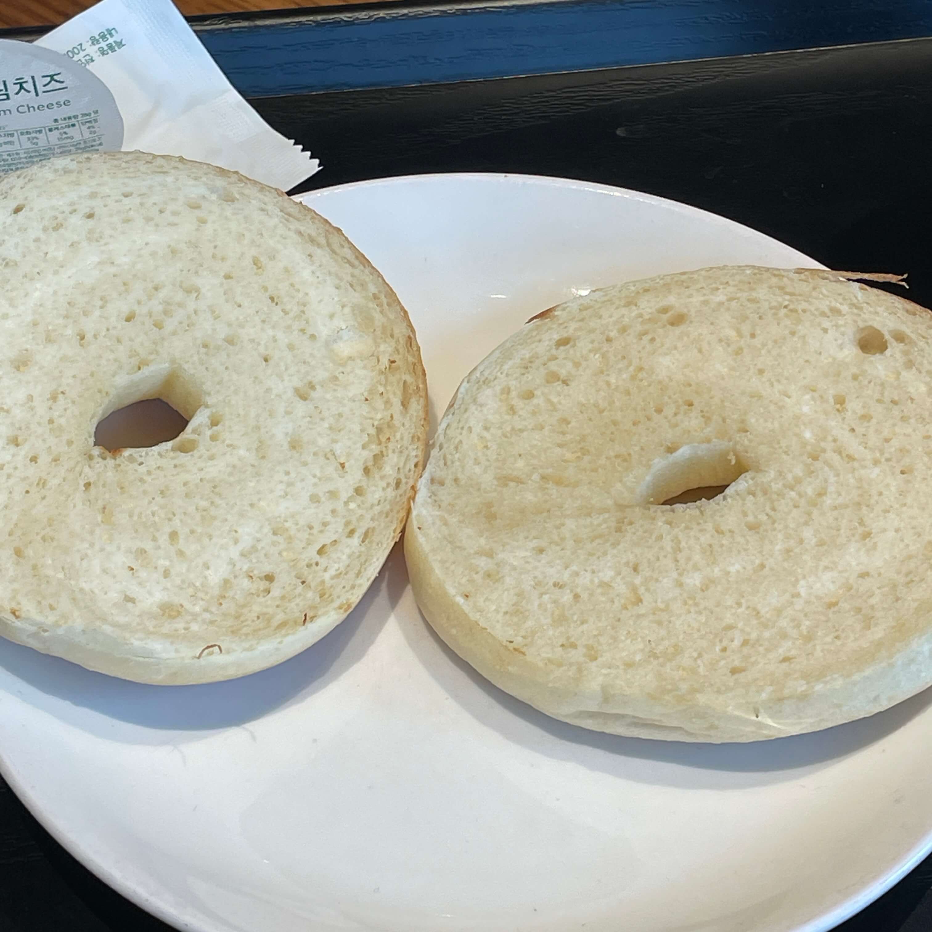 탕종베이글 단면