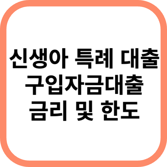 신생아 특례 대출 대환