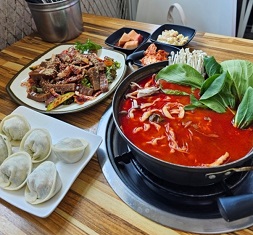 육개장만두전골