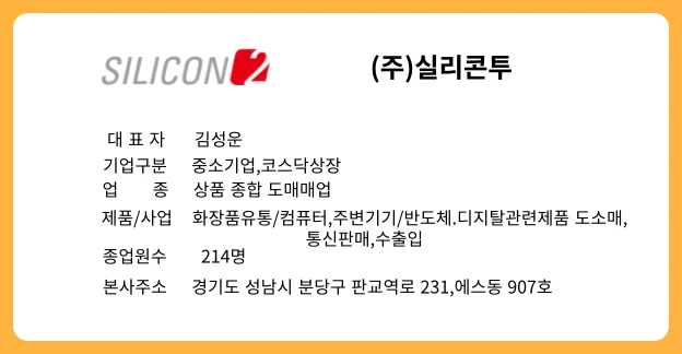 실리콘투-기업개요