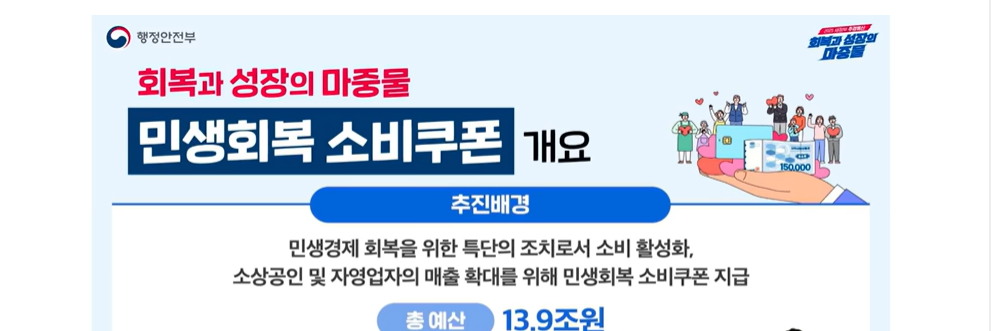 민생회복 소비쿠폰