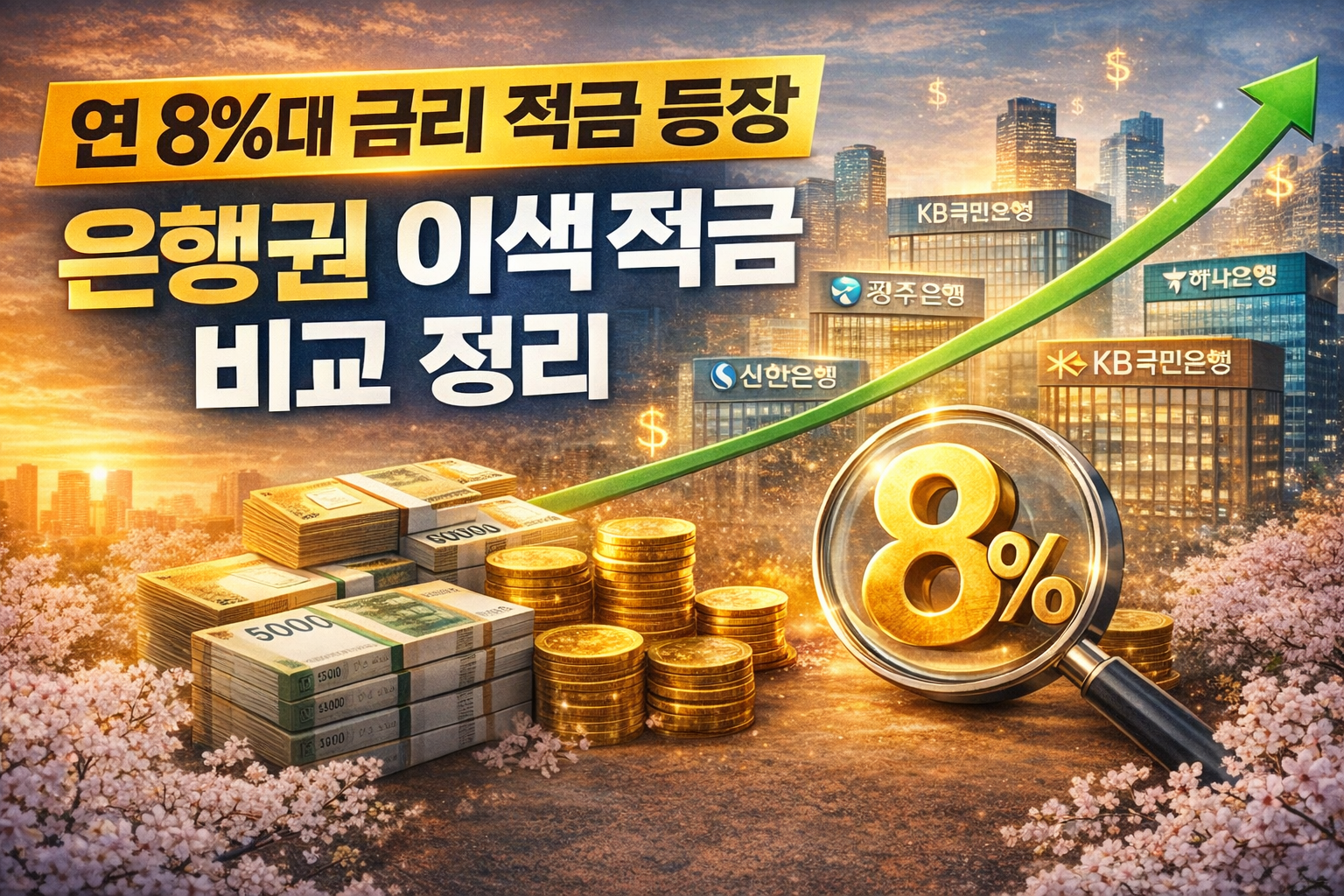 은행권 이색 적금 비교 정리