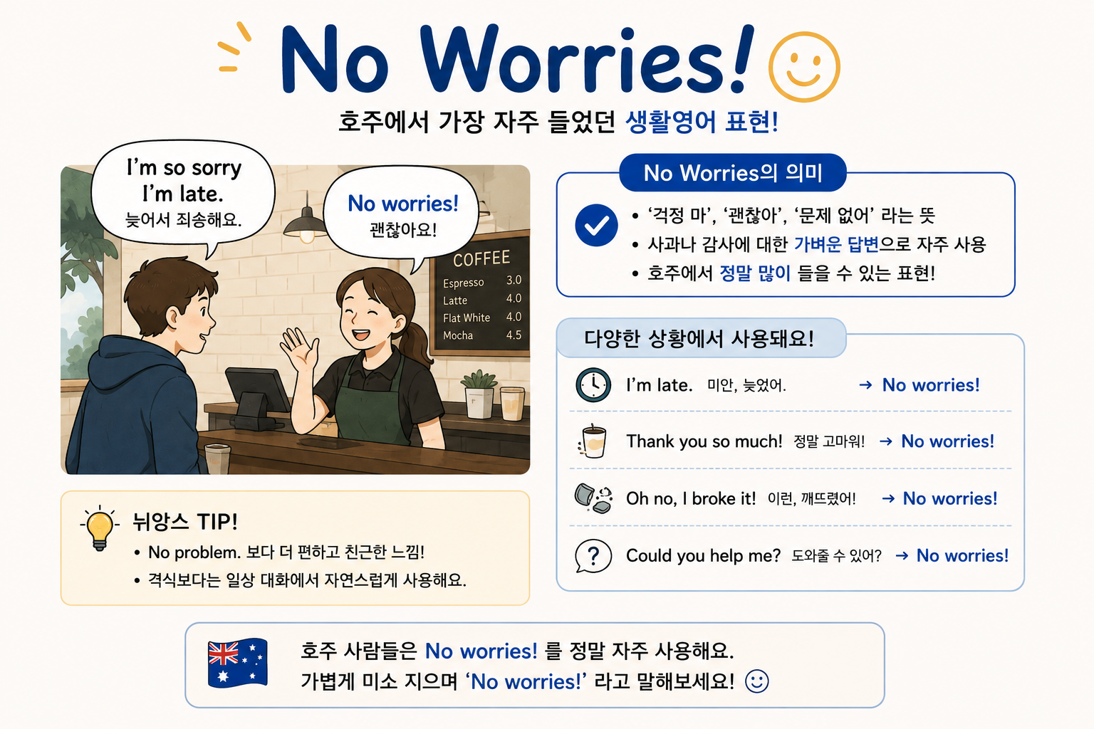No Worries 뜻