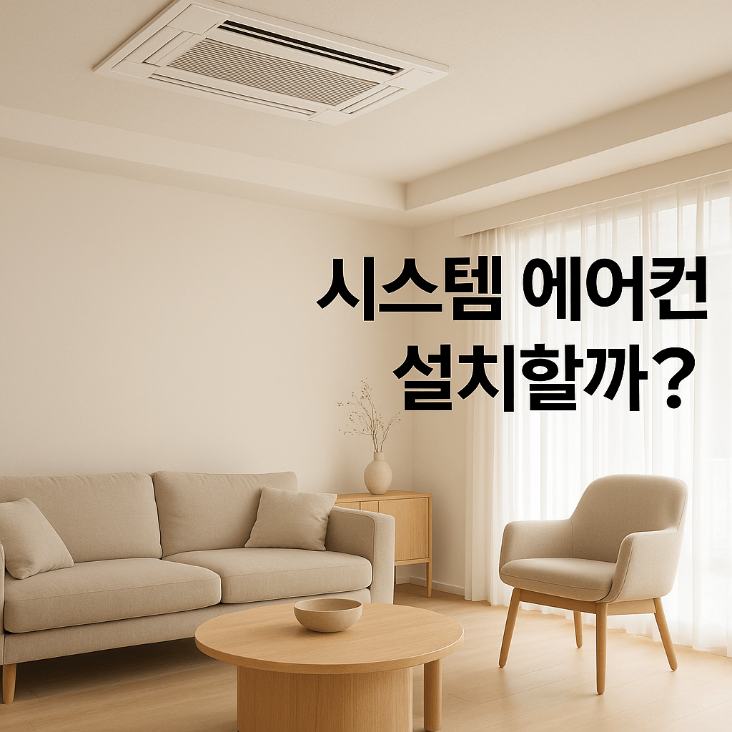 시스템 에어컨의 장단점과 가격비교