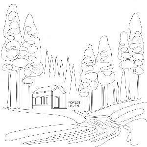 숲나들e 예약 방법(자연이미지)