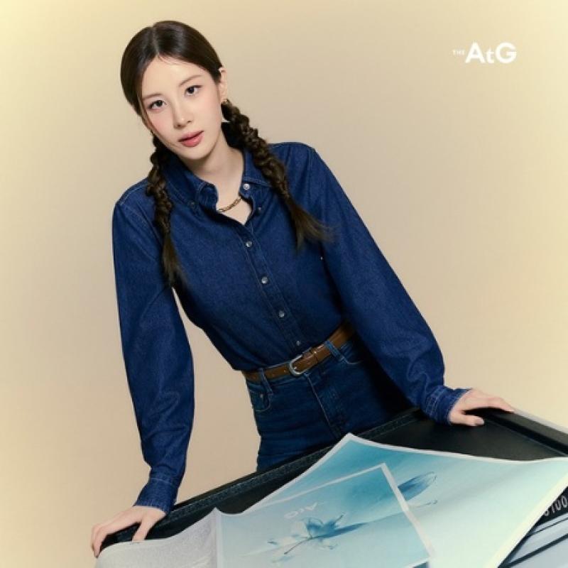 더엣지 프레피 데님 셔츠 2종
