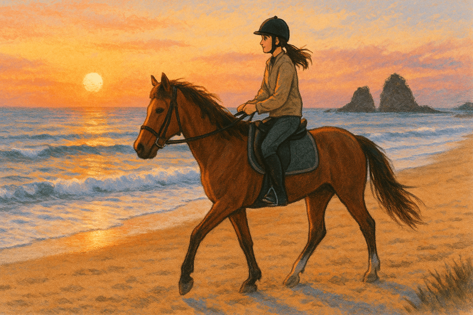 태안 꽃지 해변 승마 체험: 바다를 달리는 10분의 자유