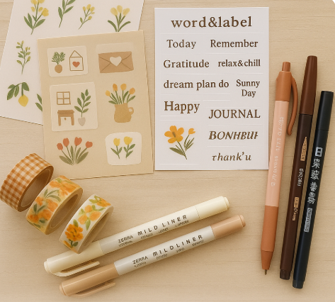 나만의 다이어리 꾸미기 도구 추천