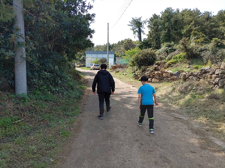 제주올레 1코스. 말미오름 가는길