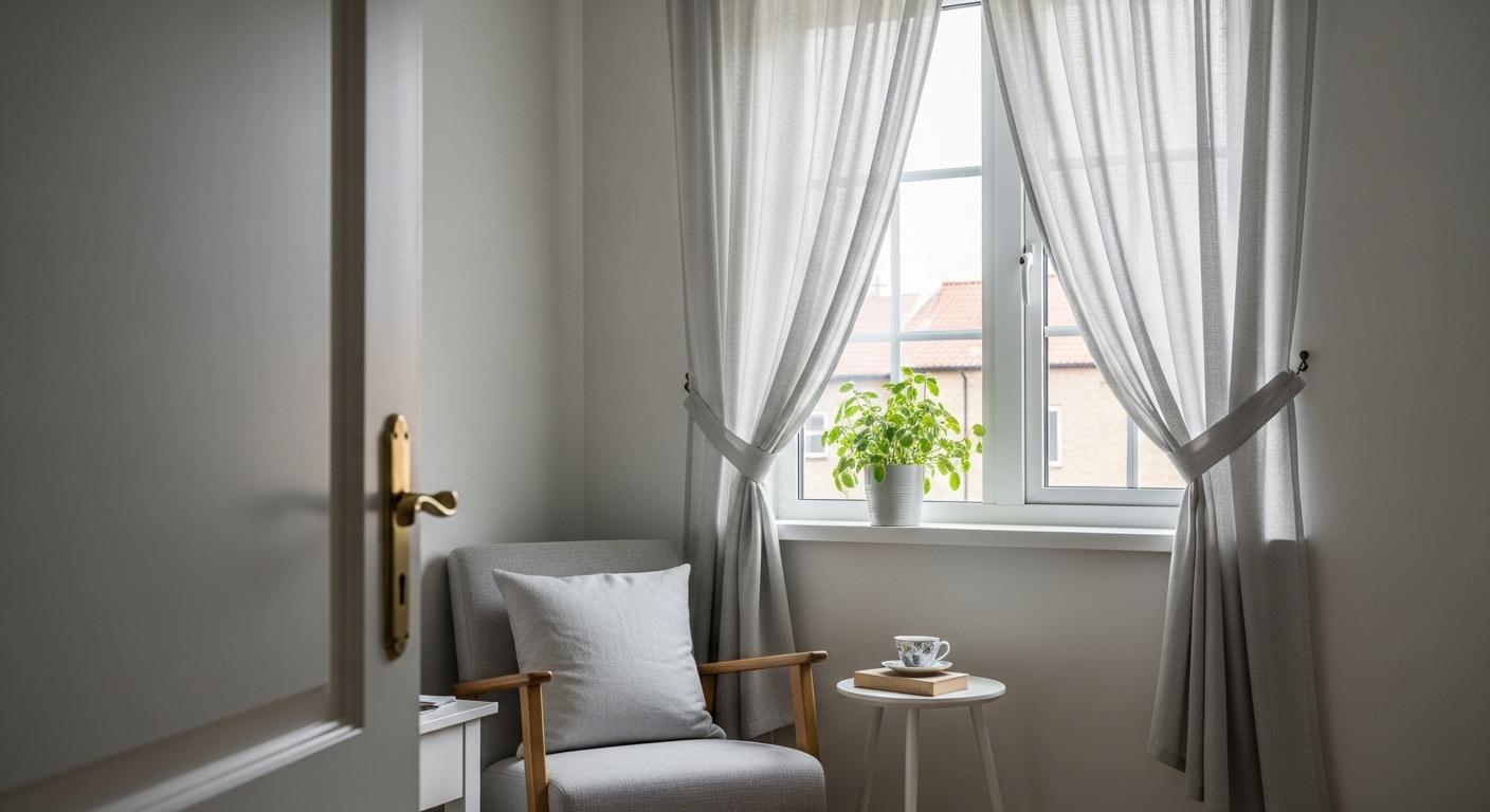 창문커텐작은방