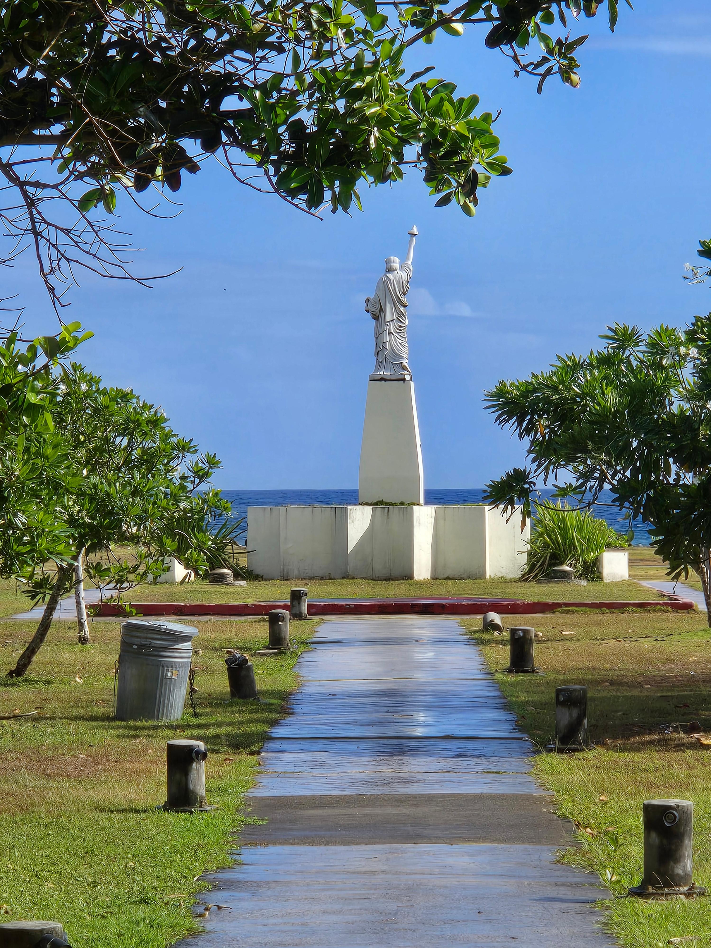괌 자유의 여신상 파세오 공원