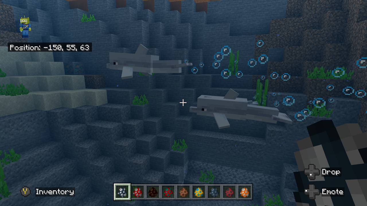 마인크래프트 돌고래의 가호, 보물상자를 찾는 방법