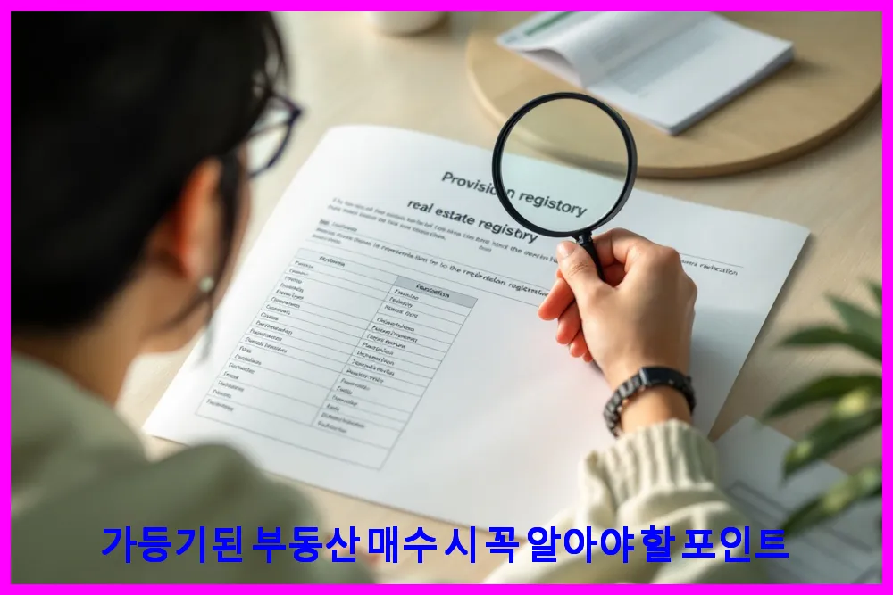 가등기된 부동산 매수 시 꼭 알아야 할 포인트