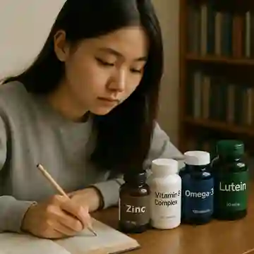 여자 고등학생 영양제 이미지