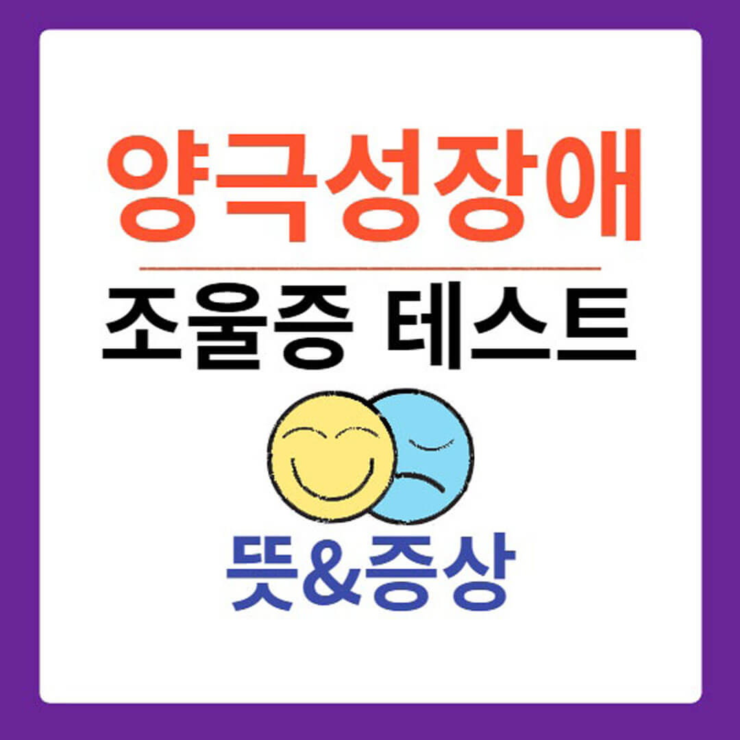 나의 해피엔드 양극성장애