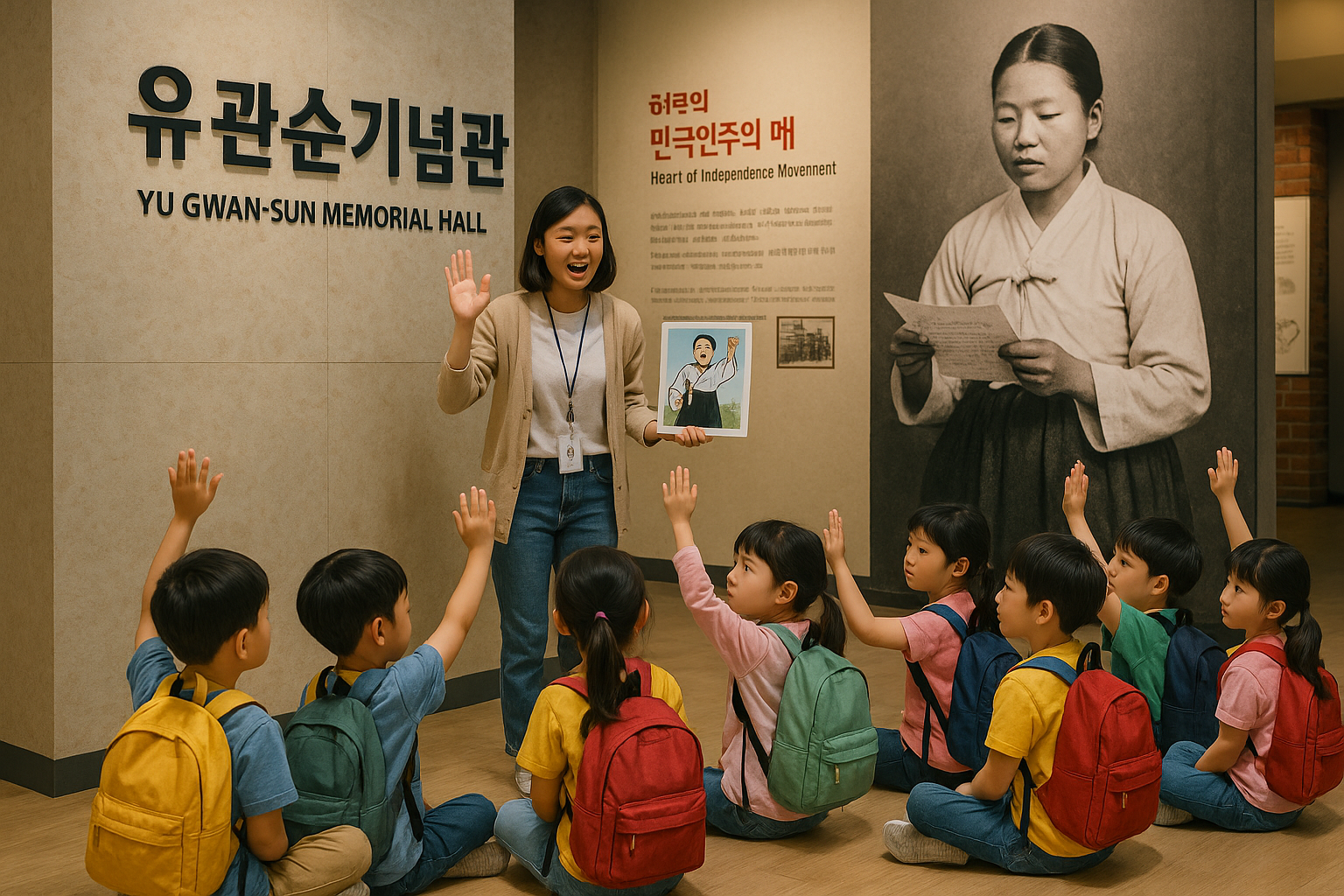 천안 유관순기념관 전시해설, 영상자료, 참여형 체험학습