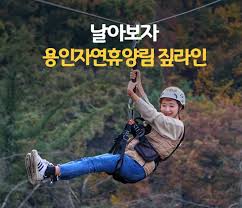 용인 가볼만한곳 - 용인 짚라인