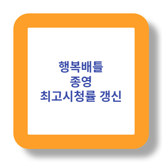 행복배틀종영 최고시청률갱신