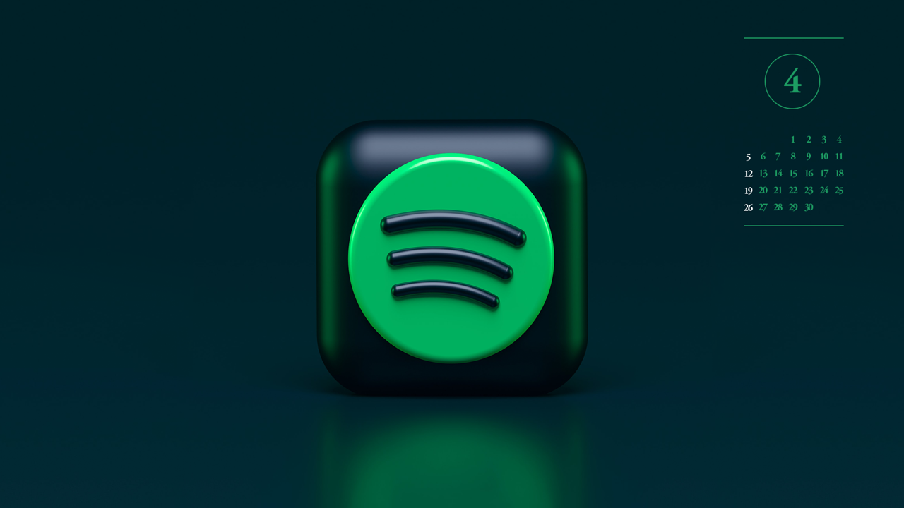 06 와이파이 A - 2026년4월 달력배경화면